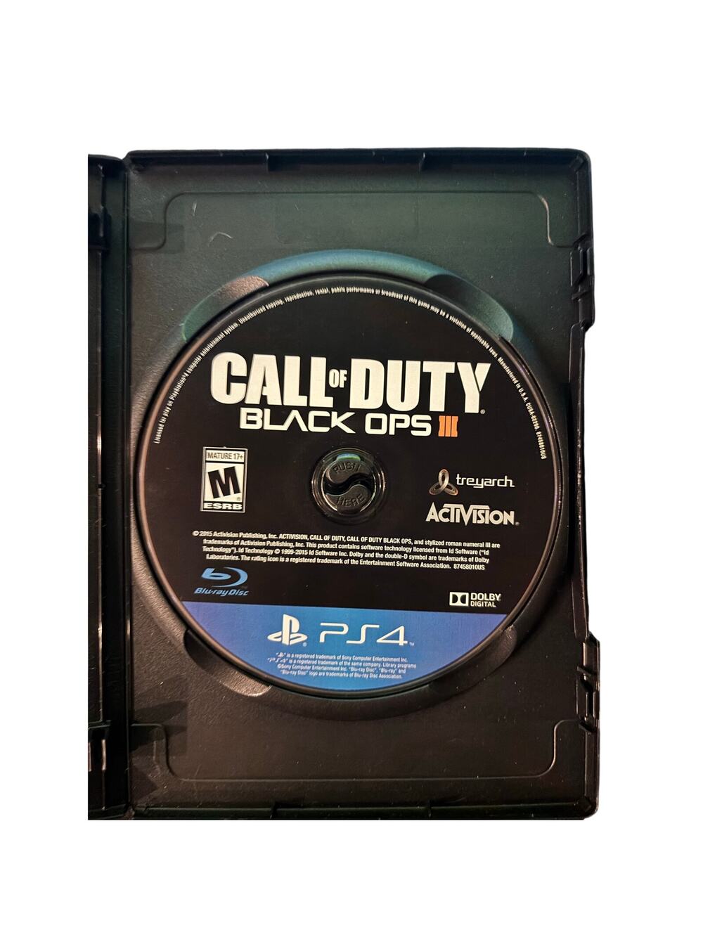 Call of Duty Black Ops III PS4 - Pre Owned Disc Only - Tested Working